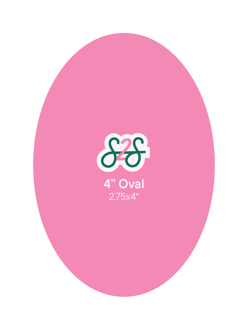4in Oval
