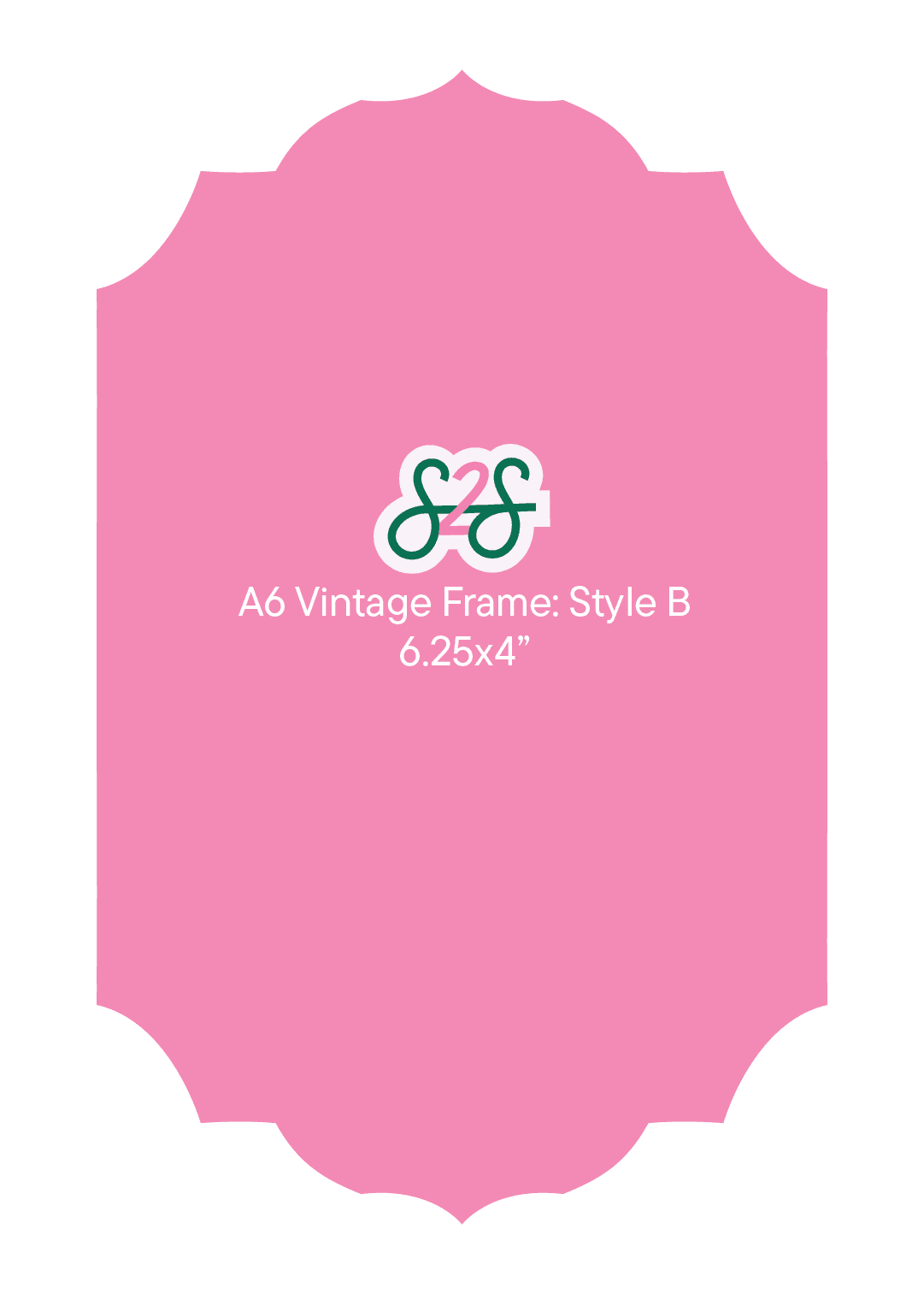A6 Vintage Frame - Style B