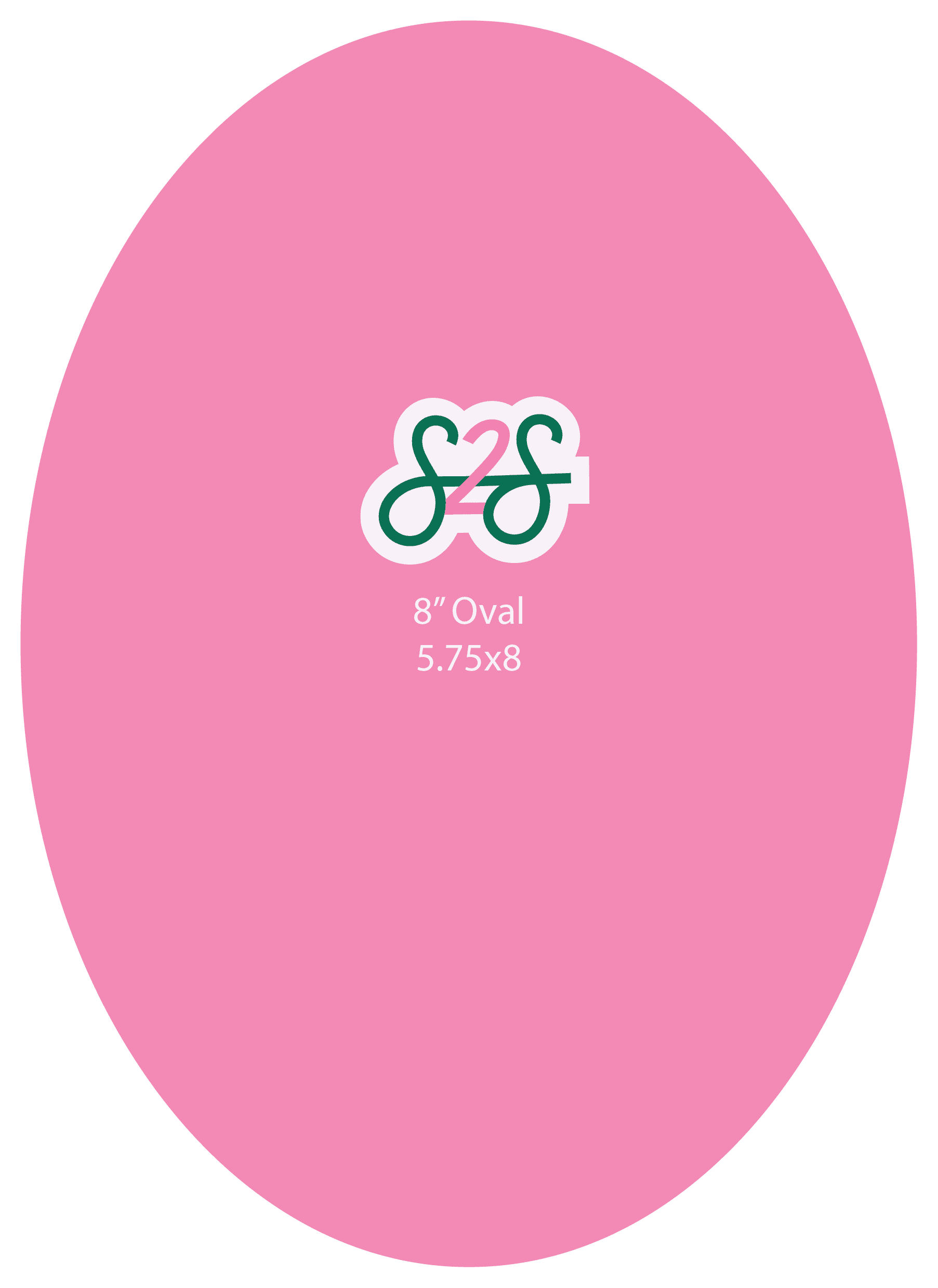 8in Oval
