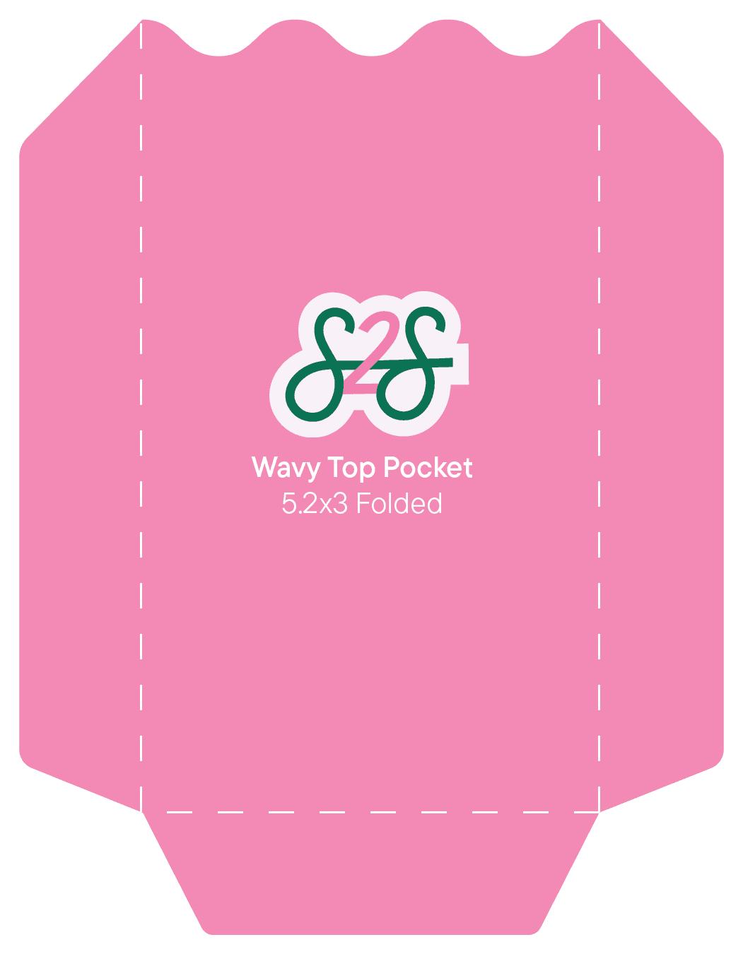 Wavy Top Pocket
